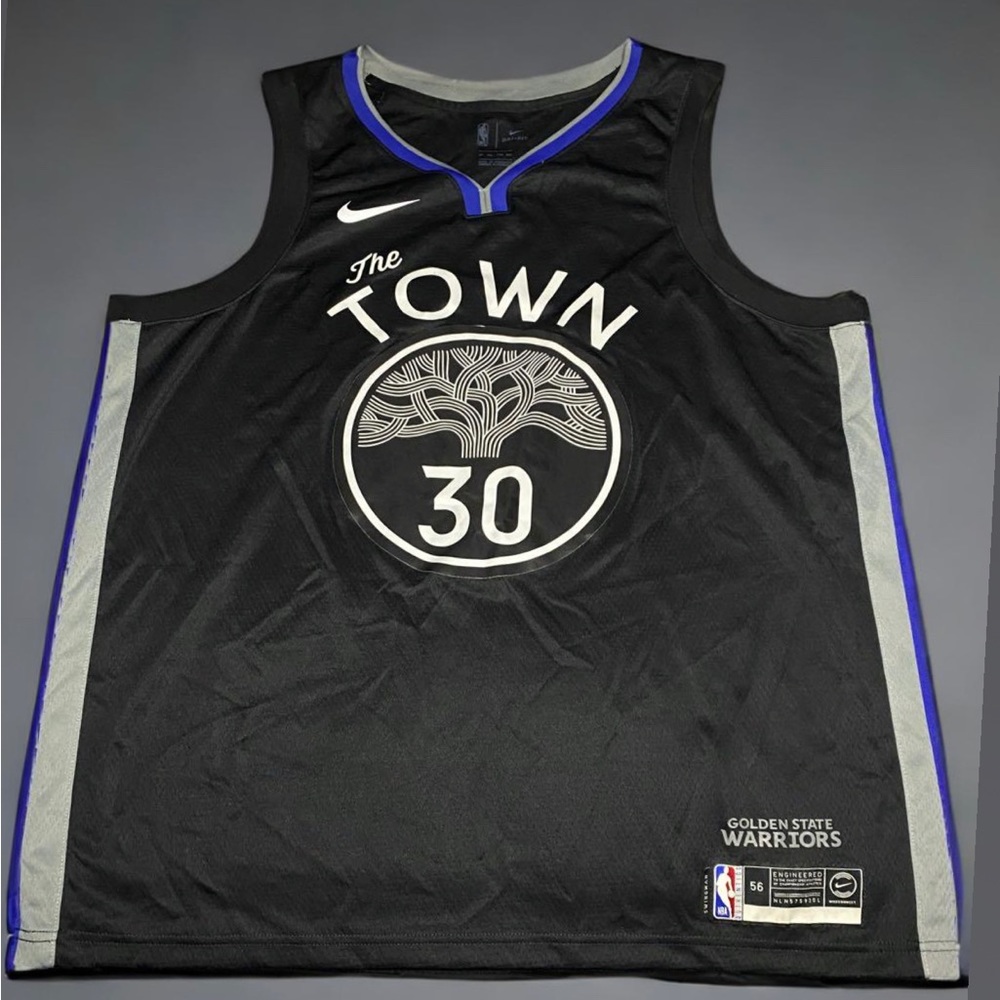 Stephen Curry Golden State Warriors Jersey The Town Nike Men’s Size 2XL 56